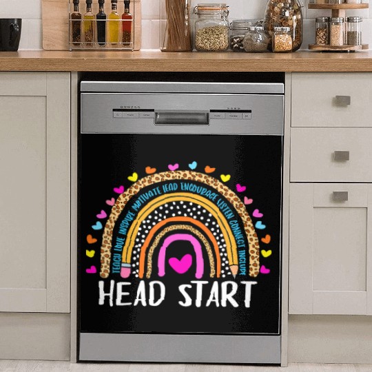 Back to School Head Start Squad Homeschool Dish Washer Covers