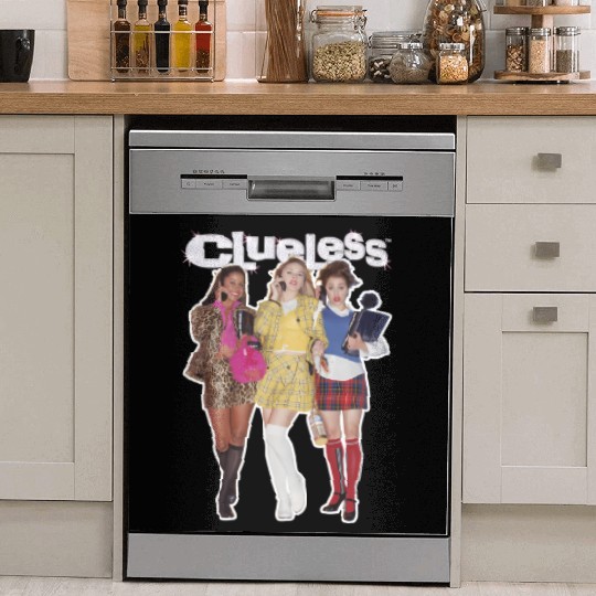 Clueless Bedazzled Logo Dish Washer Covers