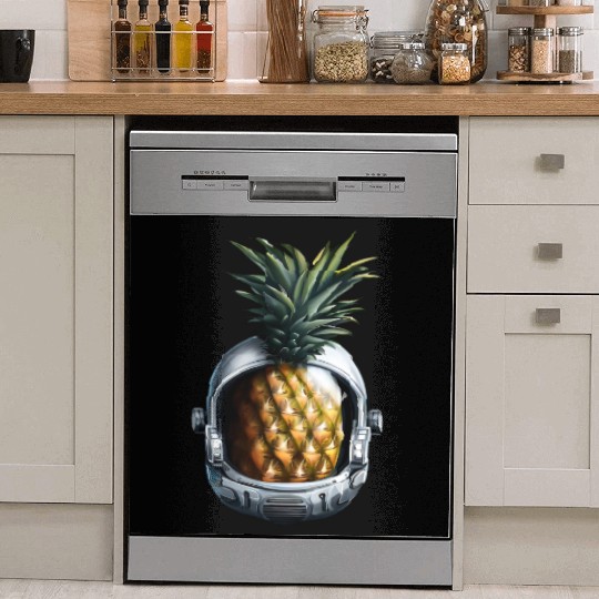 Pineapple astronaut Dish Washer Covers