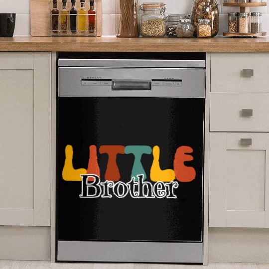 little brother,Newborn Gift Bodysuit,baby boy gift Dish Washer Covers