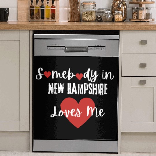 Somebody in New Hampshire Loves Me Dish Washer Covers