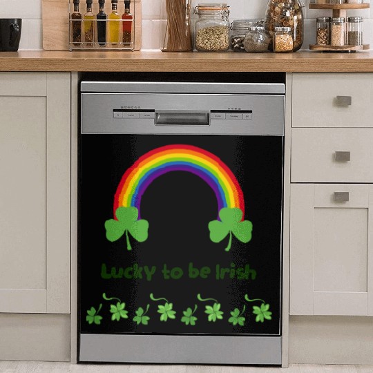 Lucky to be Irish green Dish Washer Covers
