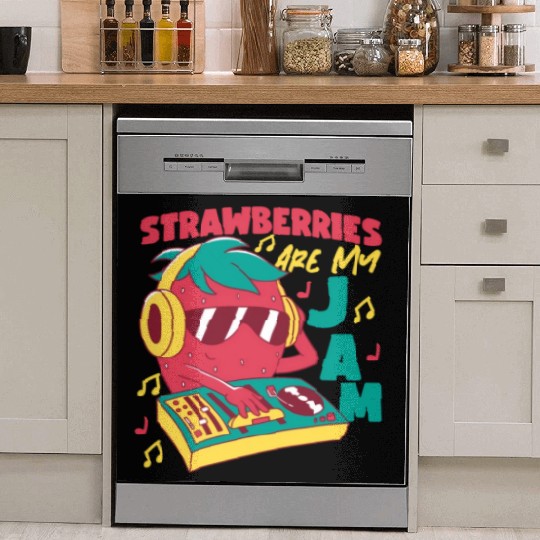 Strawberries Are My Jam Strawberry Dish Washer Covers