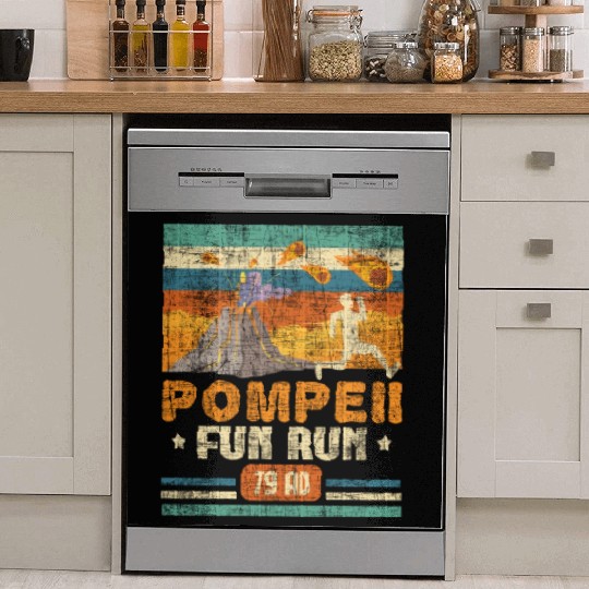 Pompeii Fun Run - Geography Volcanologist Dish Washer Covers