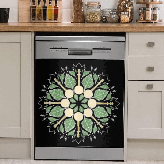 Banjo Mandala Bluegrass Mindfulness & Nature Dish Washer Covers
