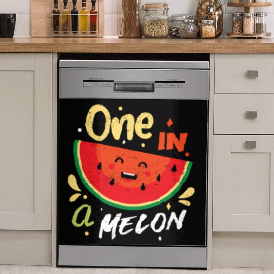 One In A Melon Watermelon Fruitarian Summer Fruit Dish Washer Covers