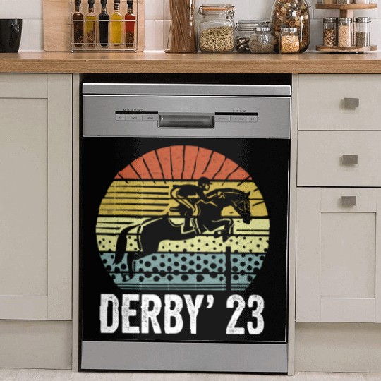 Kentucky Racing 2023 Derby Horse Racing Dish Washer Covers