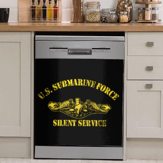 Us Submarine Force Silent Service Veteran Submarin Dish Washer Covers
