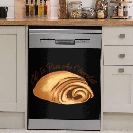 Life Is Pain And Chocolate Sweet Foods Dish Washer Covers