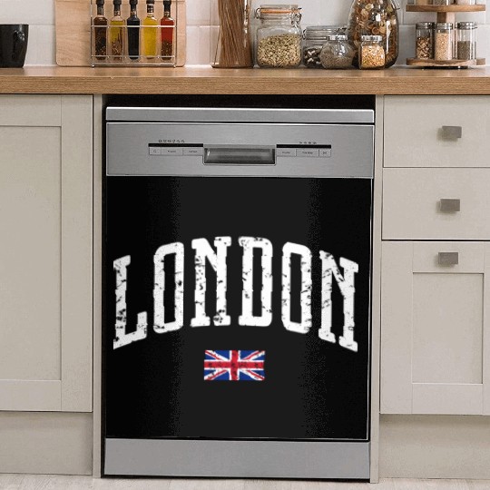 London Flag City Dish Washer Covers