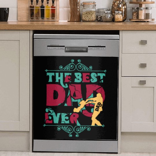 THE BEST DAD EVER Dish Washer Covers