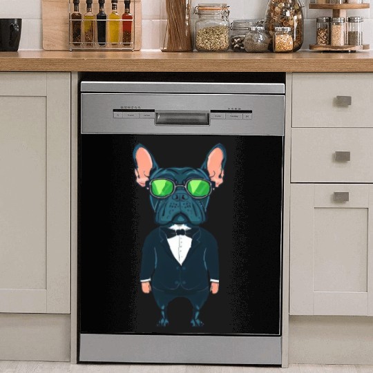 Frenchie The Gangster Dish Washer Covers