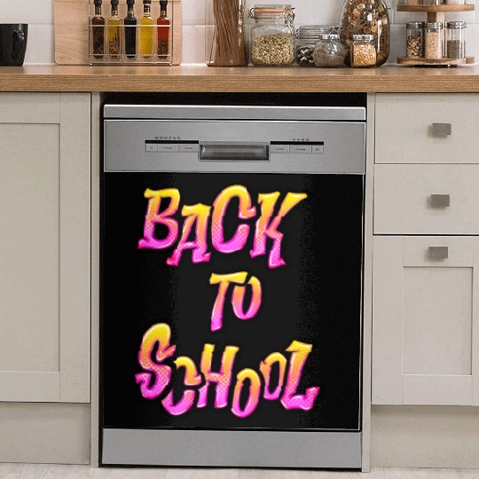 Back To School Cool Design Dish Washer Covers