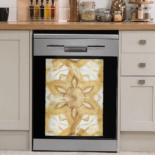 Golden Mandala Harmony Dish Washer Covers