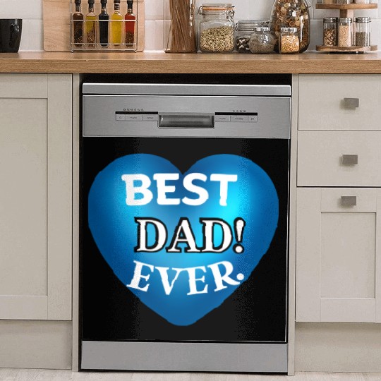 You will Love! our BEST DAD EVER Dish Washer Covers