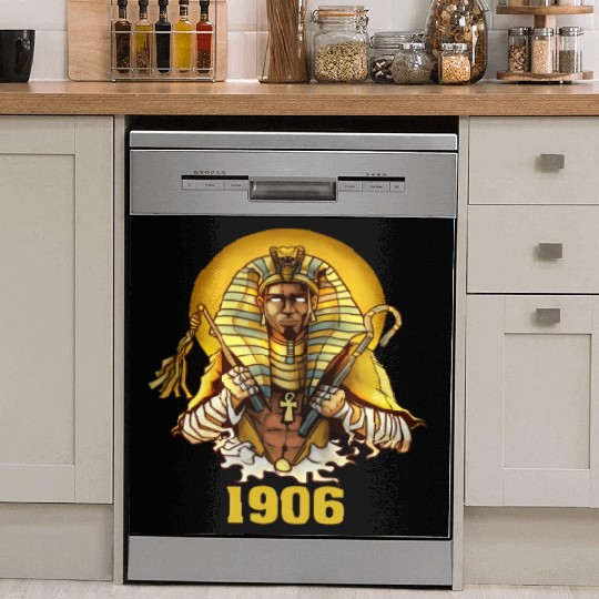 1906 Sphinx Alpha Ace Fraternity Pharoah Dish Washer Covers