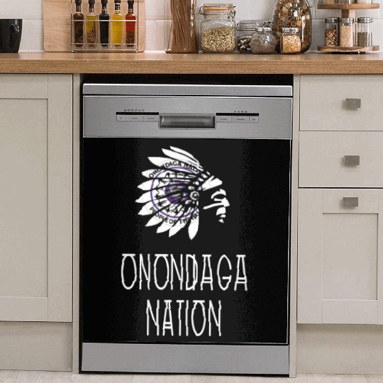 Onondaga Nation Indigenous Native American Headdre Dish Washer Covers