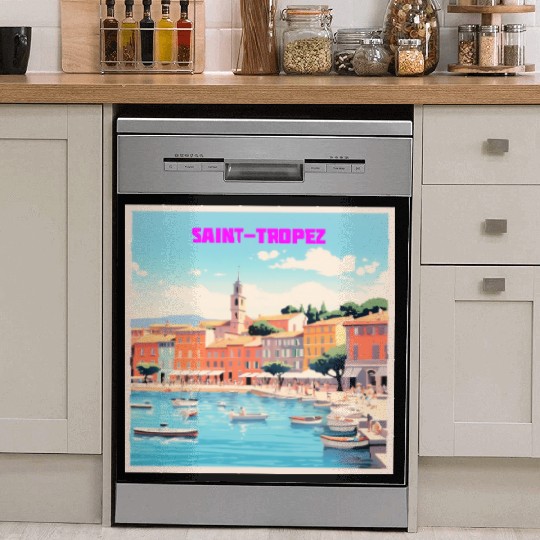 "Pastel Paradise" Saint-Tropez Dish Washer Covers