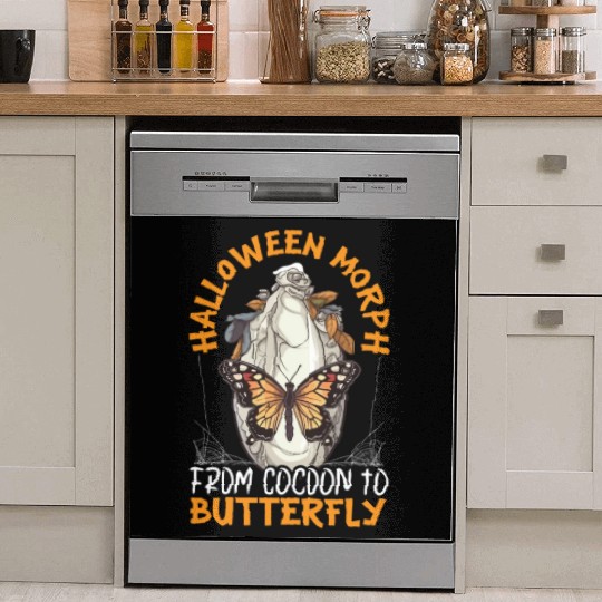 Butterfly Halloween Trick Or Treat Insect Lover Dish Washer Covers