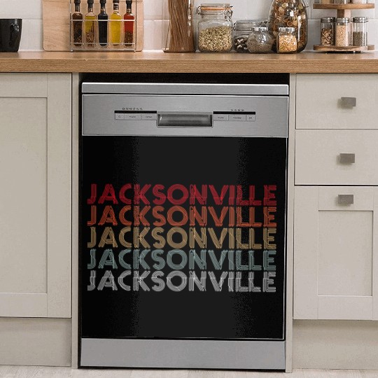 Jacksonville Florida Rainbow City Dish Washer Covers