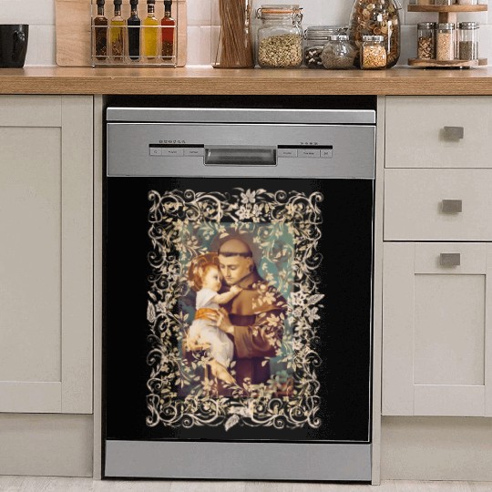 Saint Anthony Of Padua Catholic St. Rosary Dish Washer Covers