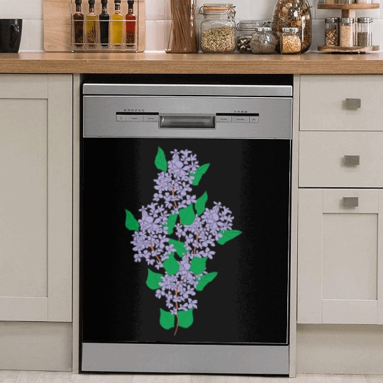 Lilac Flower T ShirtLilac Dish Washer Covers by Alekvik