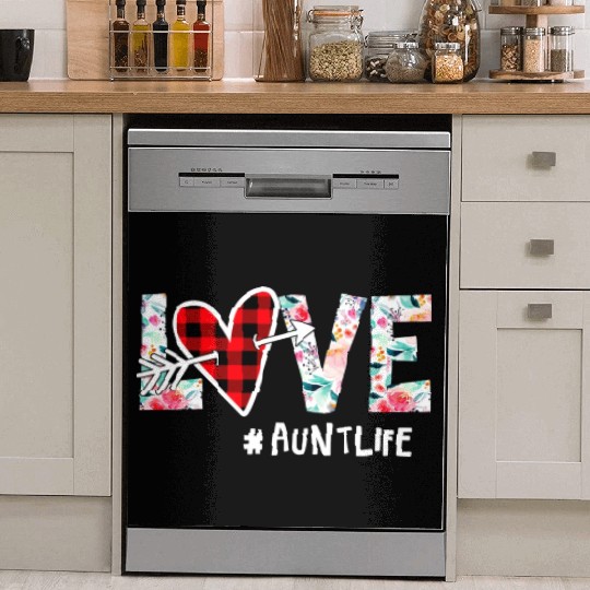 Love Aunt Life Hippie Lover Dish Washer Covers