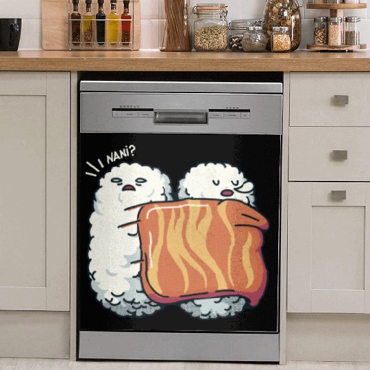 Sleeping Sushi Dish Washer Covers