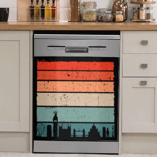 Vintage London city Dish Washer Covers
