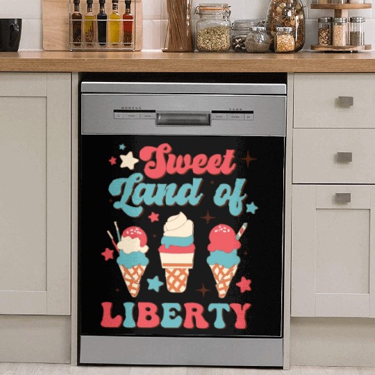 Sweet Land Of Liberty, Independence Day Dish Washer Covers