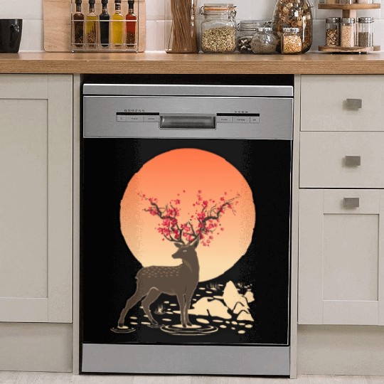 THE SACRED DEER | NATURE HOLY SPIRIT Dish Washer Covers