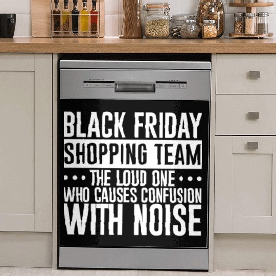 Black Friday Shopping Team 1 Dish Washer Covers