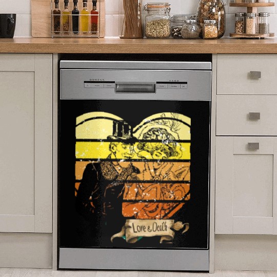 love or death vintage Dish Washer Covers design