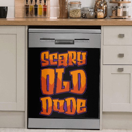 Scary old Dude green Dish Washer Covers