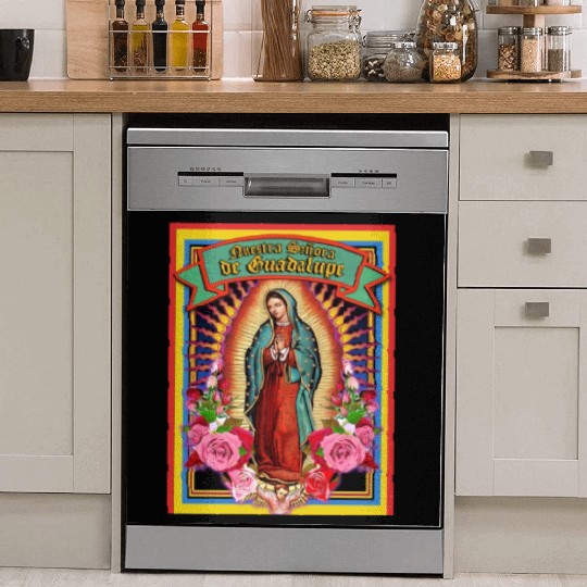 Our Lady Of Guadalupe Virgin Mary Dish Washer Covers