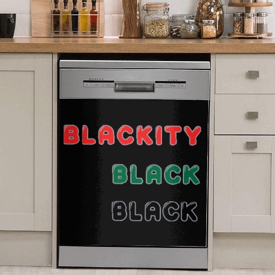 Blackity Black Black Dish Washer Covers
