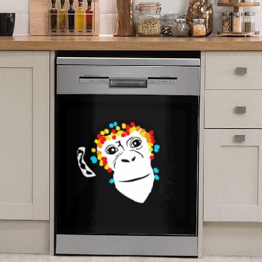 Monkey Face Monkey Monkey Dish Washer Covers