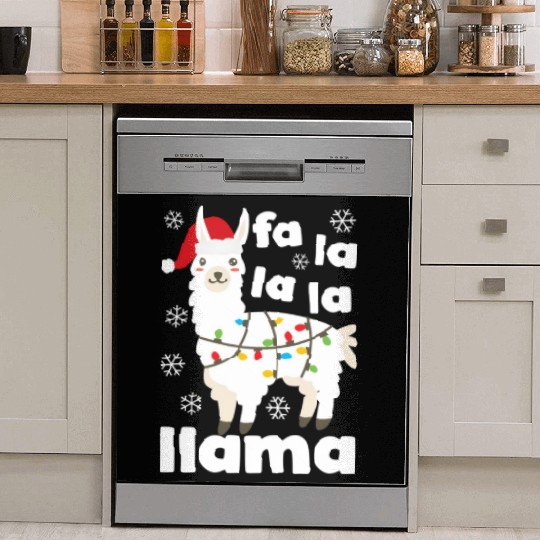 Fa La La Llama Falala Kawaii Snow Lamb Dish Washer Covers
