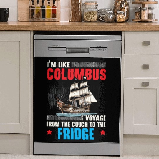Christopher Columbus Italian American Columbus Day Dish Washer Covers