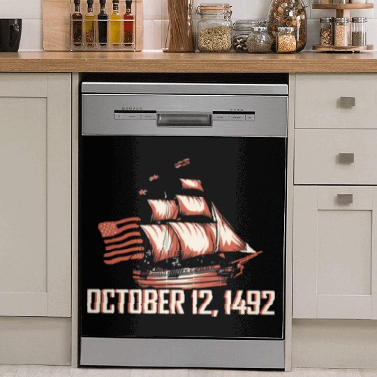 Christopher Columbus Italian American Columbus Day Dish Washer Covers