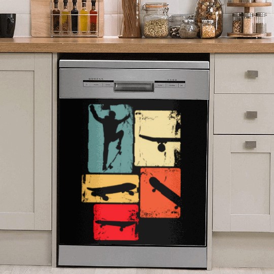 Skater Skateboarder Skateboard For Youth Dish Washer Covers