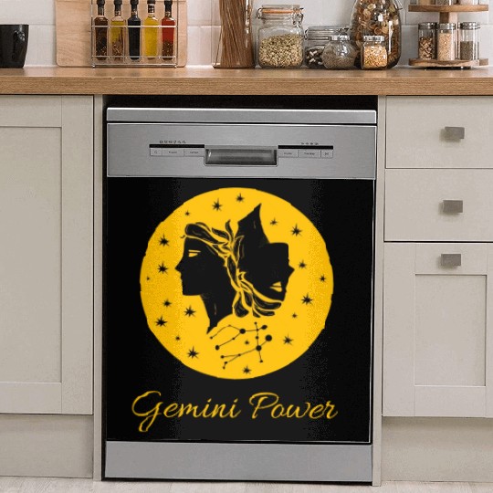 Gemini Power Zodiac Sign Dish Washer Covers