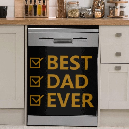 Best Dad Ever Dish Washer Covers