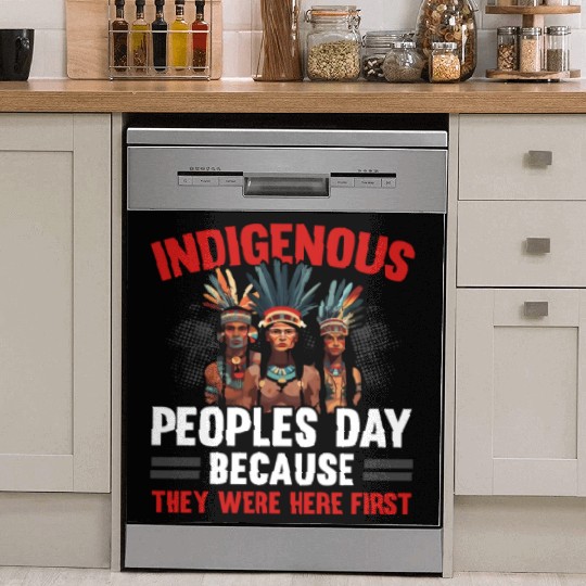 Aboriginal Indians Indigenous Native American Day Dish Washer Covers