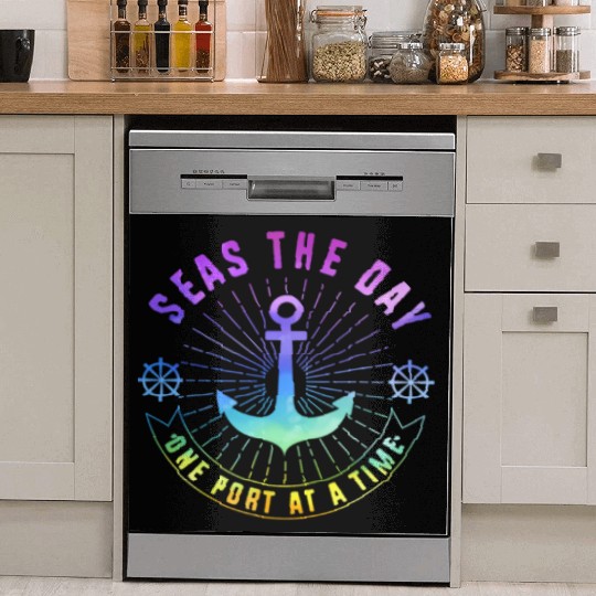 Cruise Seas The Day Family Vacation Dish Washer Covers