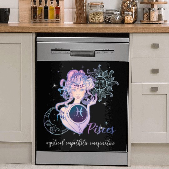 Pisces Zodiac Sign Pisces Horoscope Astrology Dish Washer Covers