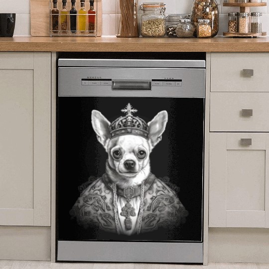 Chihuahua - Pope Dog Church Vatican Catholic Dish Washer Covers