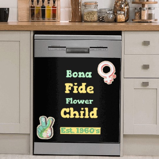 DESIGNBona Fide Flower Child Est 1960s Dish Washer Covers
