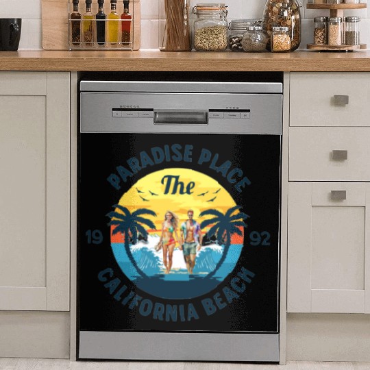 Paradise Place: California Beach Dish Washer Covers