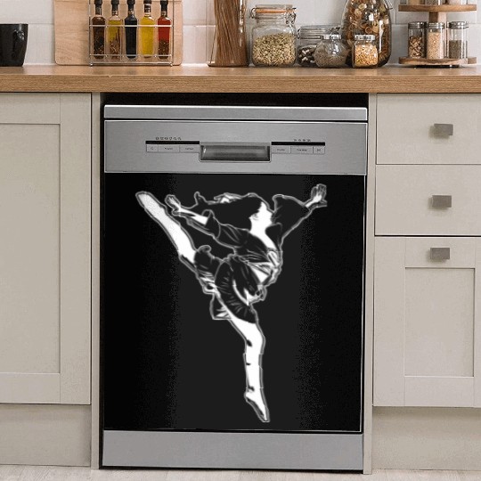 Female Dance Teacher Dish Washer Covers
